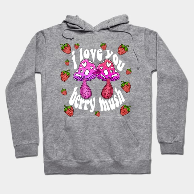 ILY Berry Mush Hoodie by Ur Local Hippie